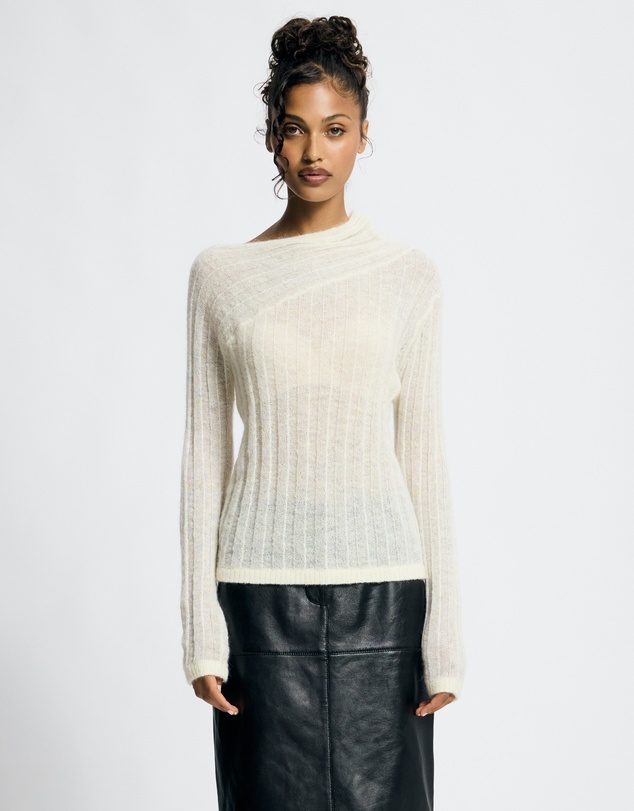 Lover - Seraphine Mohair Blend Sheer Jumper