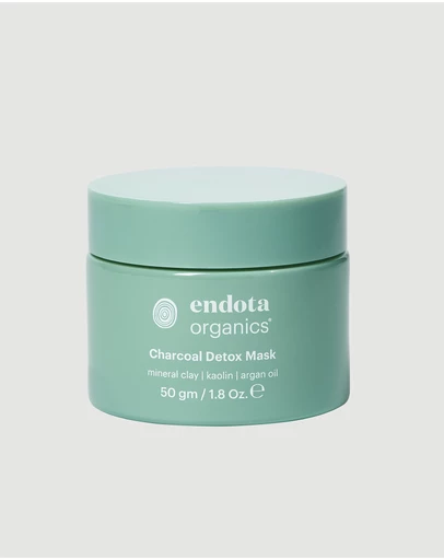 Endota - Organics - Charcoal Detox Mask with brush