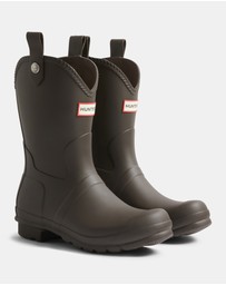 Hunter - Women’s Original Cowboy Boot in Chocolate Brown