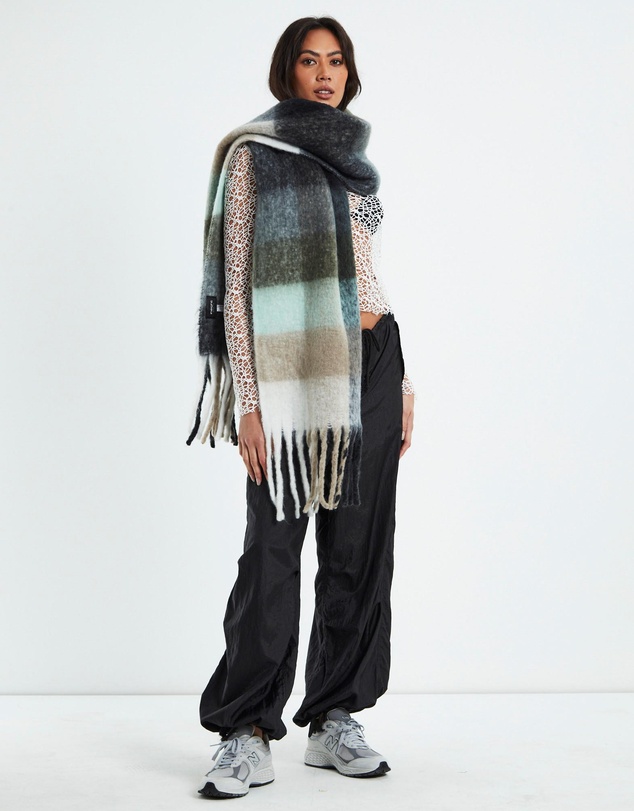 Insight - Oversized Multi Coloured Knit Scarf