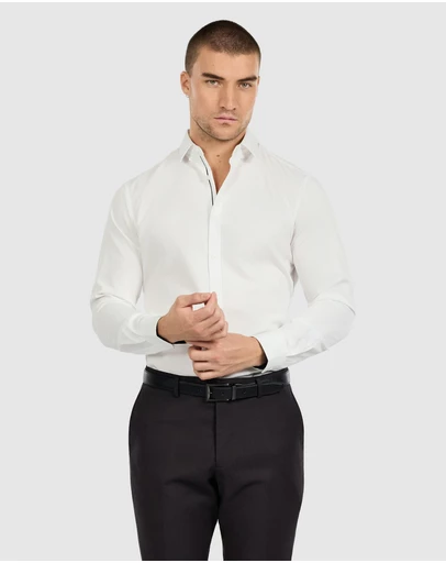 Tarocash - Iko Slim Stretch Bamboo Shirt