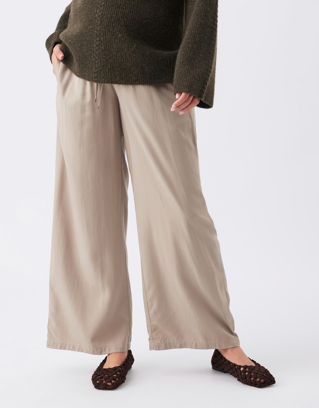 Ripe Maternity - Wide Leg Tencel Pant