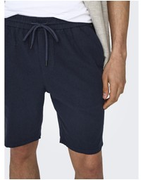 Only & Sons - Linus Linen Blend Shorts