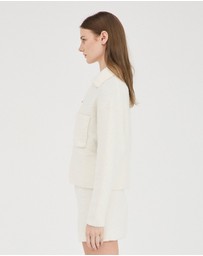 FRIEND of AUDREY - Nyra Boucle Zip Knit