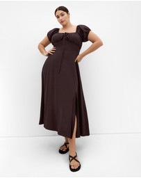 City Chic - Abbigail Split Maxi Dress
