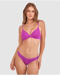 Bras N Things - Nkd High Leg G String - Purple