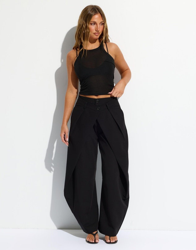 Dazie - Daria Barrel Leg Tailored Trousers