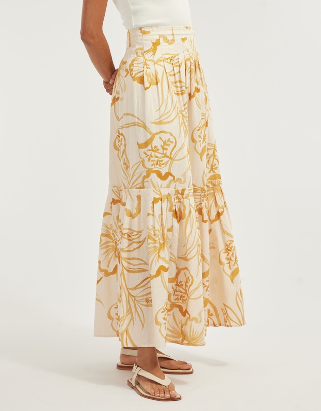 Amelius - Rosemallow Pleated Skirt