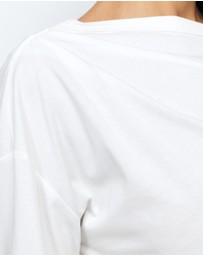 AERE - Caia Off Shoulder Long Sleeve T-Shirt