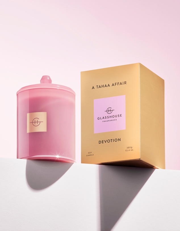 Glasshouse Fragrances - A Tahaa Affair Devotion 380g Soy Candle