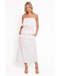 Petal & Pup - Juliette Maxi Skirt Set - White