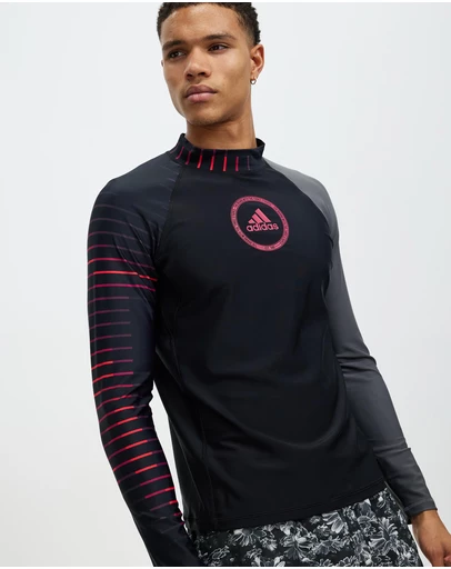 adidas Swim - Long Sleeve Rash Guard