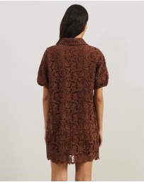 Atmos&Here - Rio Broderie Shirt Dress