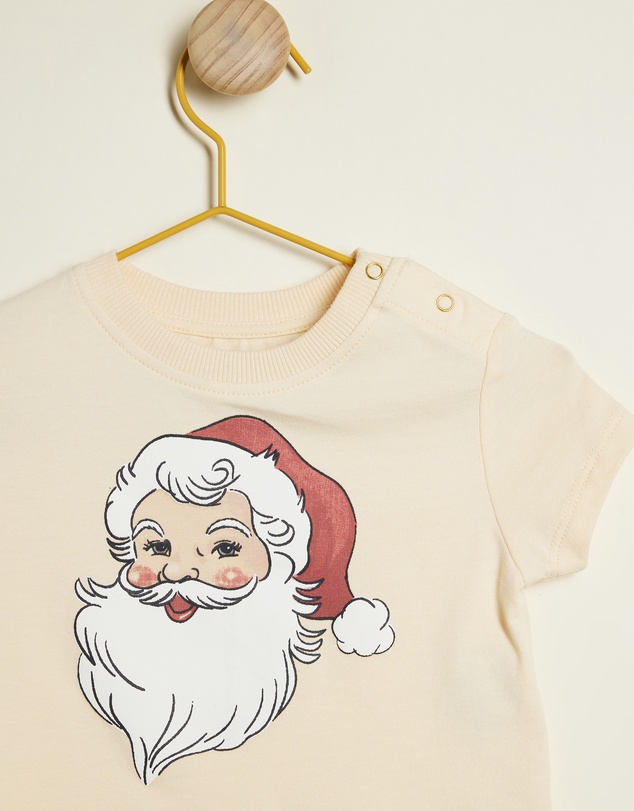 Bella & Lace - Christmas Santa Tee - Babies