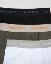 Jack & Jones - 3-Pack Jacmiles Solid Trunks
