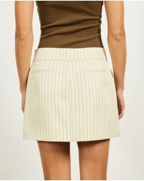 Lover - Orion Pinstripe Mini Skirt