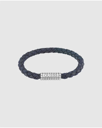 GUESS - Guess Logo Leather Bracelet