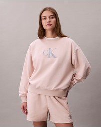 Calvin Klein Jeans - Monologo French Terry Relaxed Sweatshirt