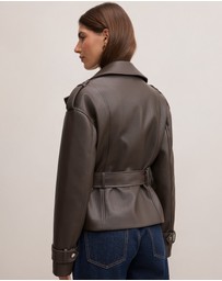Forever New - Brooklyn Belted Biker Jacket