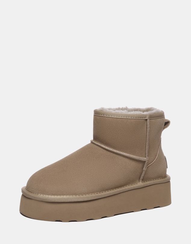 EVERAU - Australian Shepherd Ugg Rommie Platform Cow Suede Upper UGG Boots