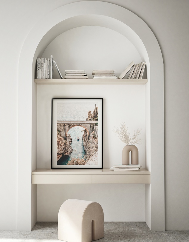Olive et Oriel - Amalfi Coast Art Print