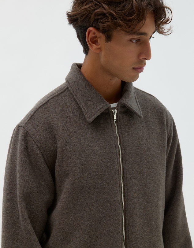 AERE - Wool Double Zip Jacket