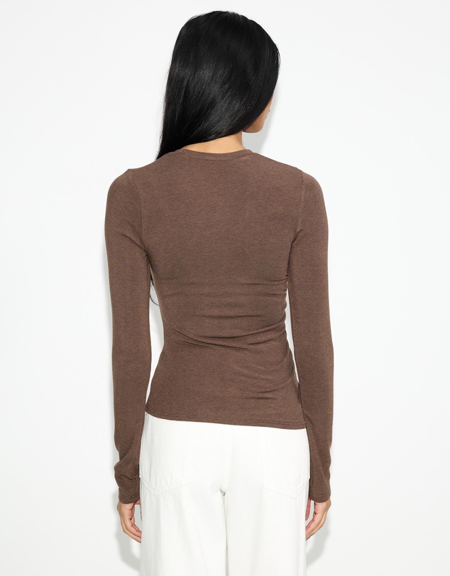 Dazie - Quinn Ruched Long Sleeve Top