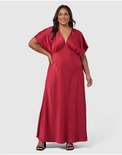 Pink Dusk by Curve Project - Want It All Maxi Dress