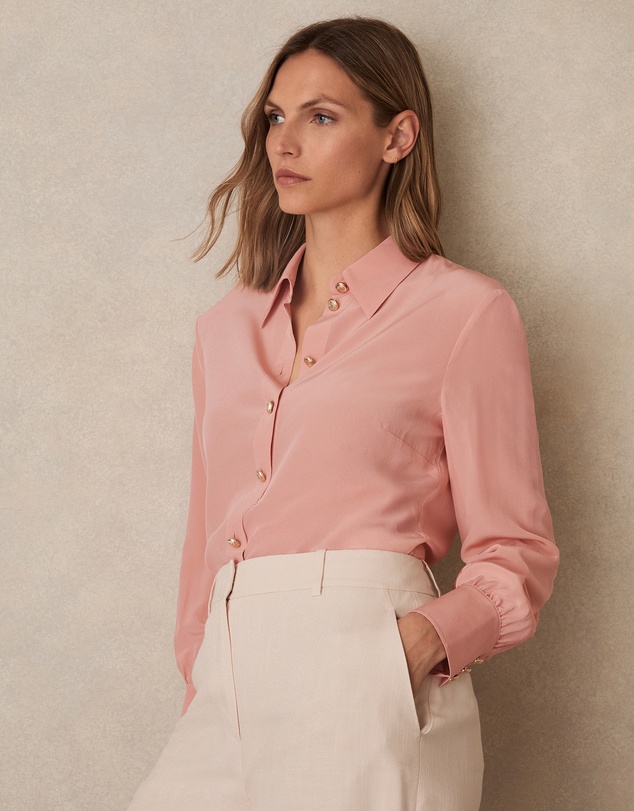 REISS - Gianna Silk Shirt