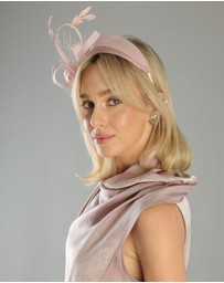 Morgan & Taylor - Kora Fascinator in Blush Pink