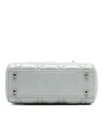 Pre-Loved by Azura Reborn - Pre-Loved Mini Iridescent Lambskin Cannage Lady Dior