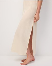 Wanderluxe Sleepwear - Limoncello Camisole Slip Dress Long