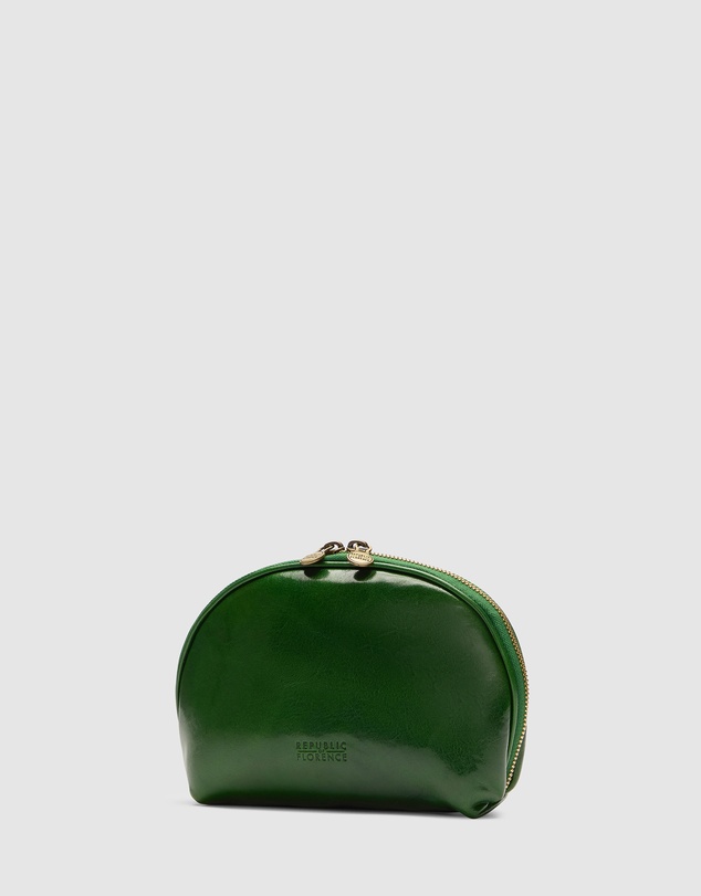 Republic of Florence - Porter Green Leather Pouch