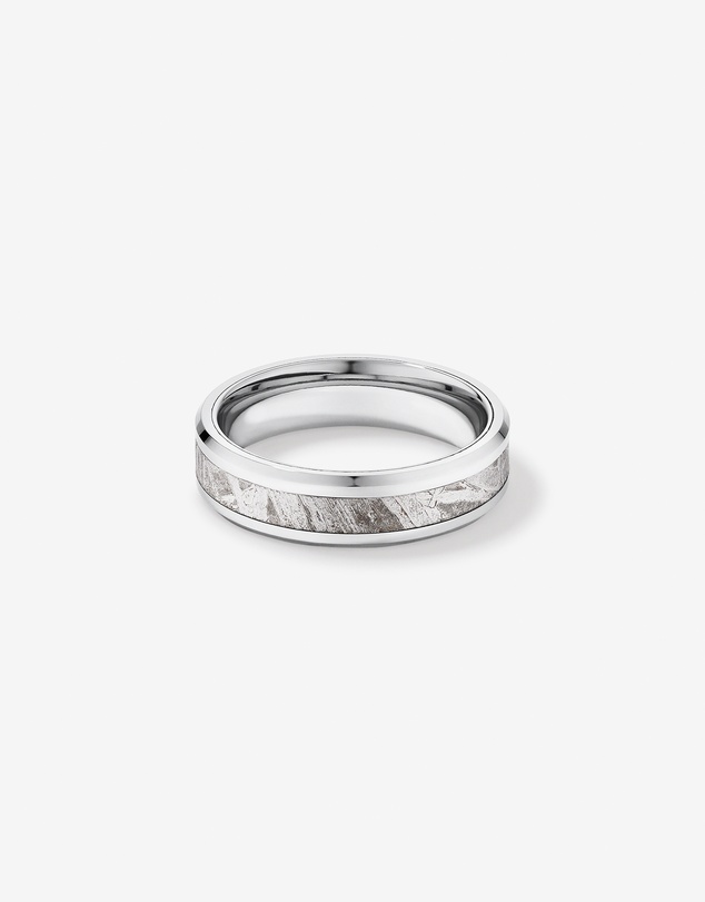 Michael Hill - 6mm Tungsten and Meteorite Wedding Band