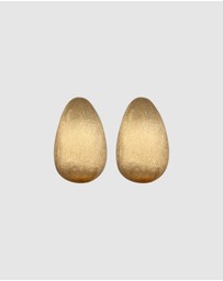 Elli Jewelry - Earrings Stud Drop 925 Sterling Silver Gold-plated