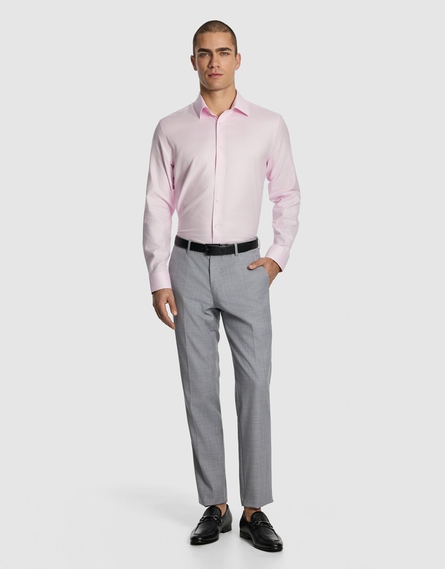 yd. - Maximum Two Ply Cotton Slim Dress Shirt