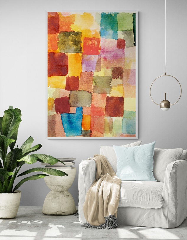 Inka Arthouse - Watercolour Abstract by Paul Klee Art Print