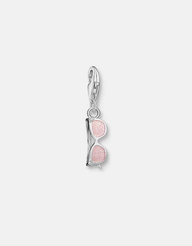 THOMAS SABO - Charm Pendant Sunglasses with White Stones Silver