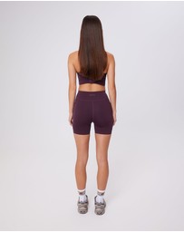 Upstate - Contour+ 5inch Pocket Bike Short - Merlot