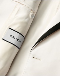 Calibre - Lapel Detail Tuxedo Jacket Ivory