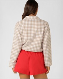 Lorna Jane - Flannel Lounge Shirt