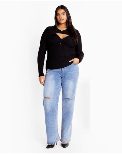 City Chic - Kaleigh Knit Jumper