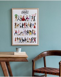 Olive et Oriel - Everybody Dance Now Art Print