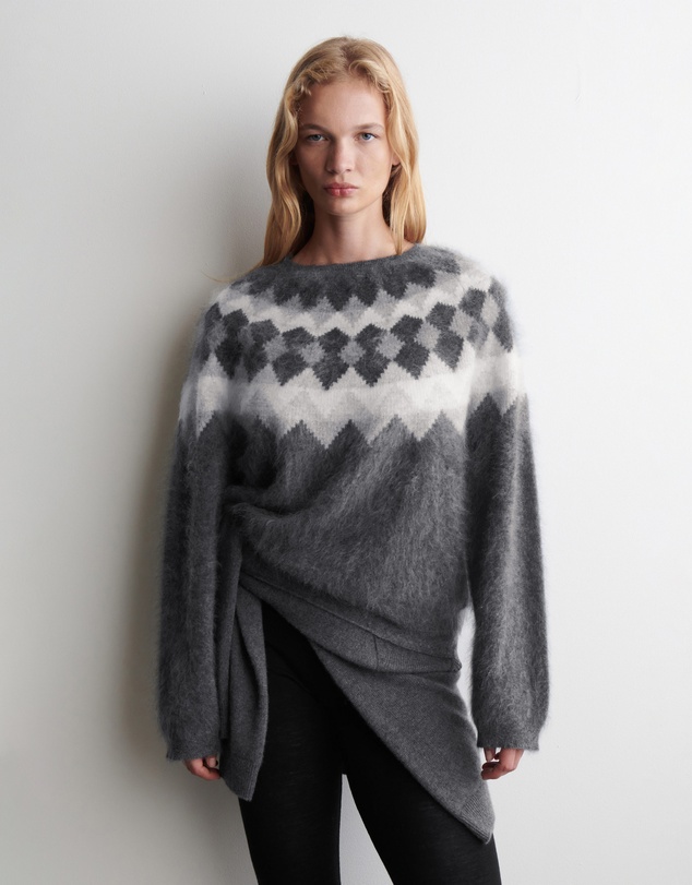 COS - Fair Isle Brushed-Cashmere Jumper