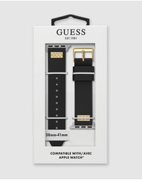 GUESS - Guess Apple Band - Frontier Black & Gold Silicone Stones 38/40/41mm