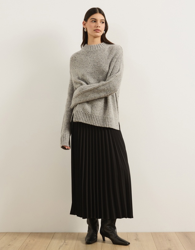 Atmos&Here - Evie Pleated Midi Skirt