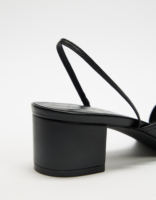 Atmos&Here - Dahlia Leather Strappy Block Heels