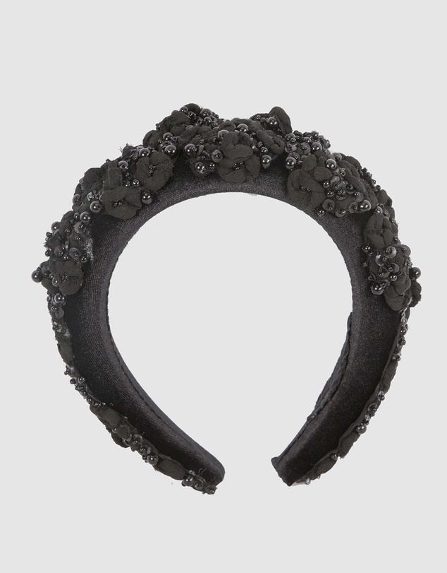 Max Alexander - Black Racing Fascinator Headband