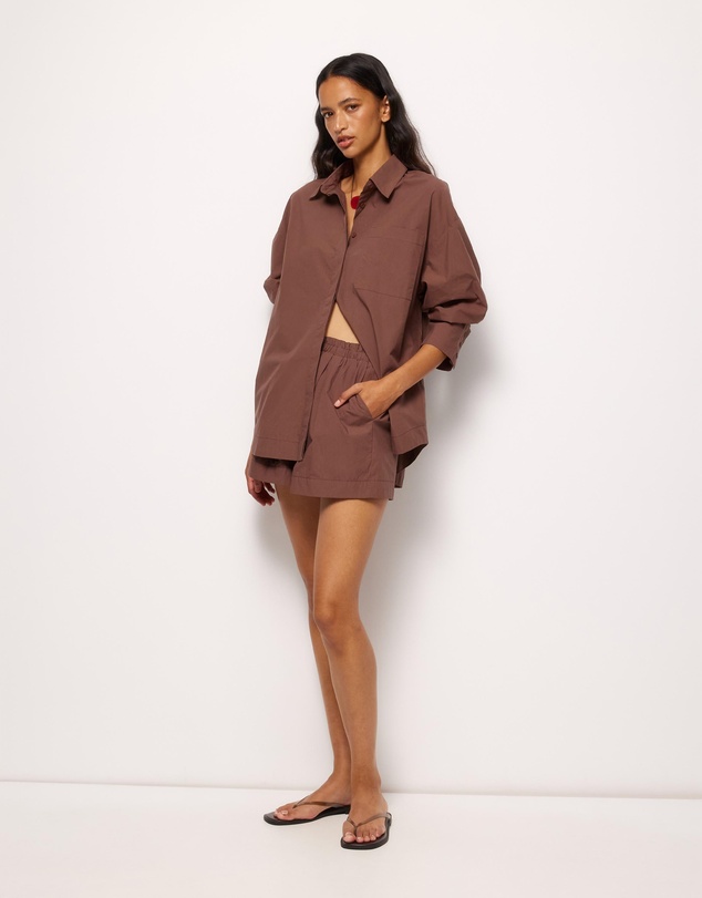 AERE - Harper Cotton Shorts