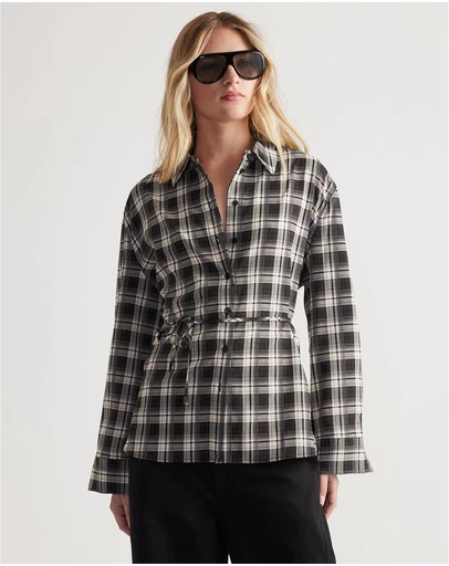 Decjuba - Krystal Tie Check Shirt